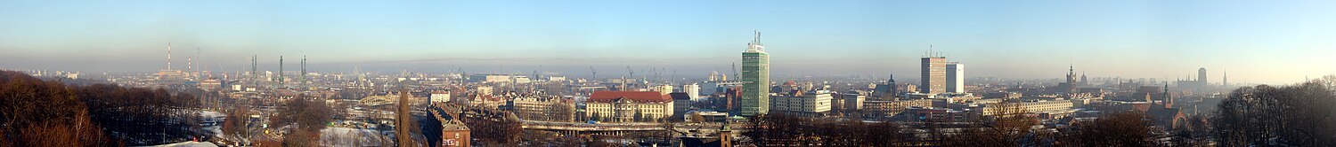 Panorama vido de la urbo je januaro 2007