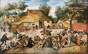 Boda campesina, de Pieter Brueghel el Joven.