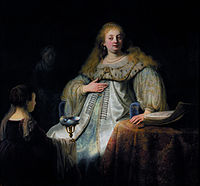 Artemisa, de Rembrandt, 1634.