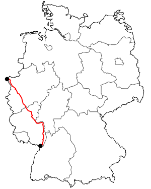 Verlauf der B 9