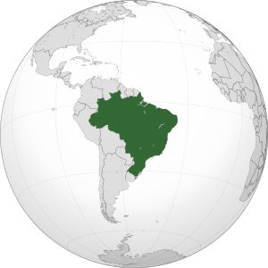 Бразилия на карте