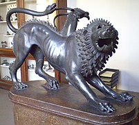 Quimera de Arezzo, bronce etrusco.