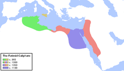 Location of Fatimid Caliphate