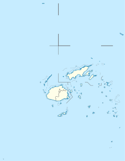 Suva på kartan över Fiji.
