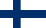 Vlag van Suomen Tasavalta / Republiken Finland