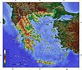 Image 55Topographic map of Greece (from Geography of Greece)