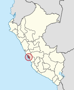 Provincia di Lima – Localizzazione