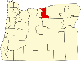 Contea di Gilliam – Mappa