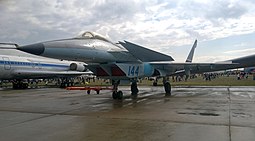 MiG 1.44 MAKS-2015-ilmailunäyttelyssä