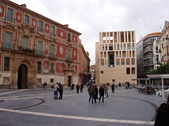 Murcia Town Hall on the Cardenal Belluga Plaza