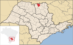 Location in São Paulo state