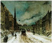Роберт Генри. «Улица в снегу», 1902