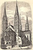 La cathédrale en 1891.