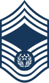 Нашивка сержант-майора ВПС США з 1991 до 2004