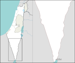 2007 Eilat bombing is located in Southern Negev region of Israel