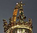 Emperor's Crown on the Bust of Charlemagne (Mosan goldwork, c. 1350), Aachen Cathedral