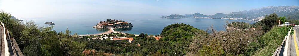 Panorama Svetiho Stefana