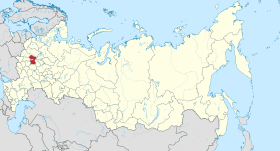 Localisation de Oblast de MoscouPodmoskovié
