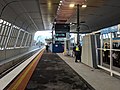 Rebuilt Carnegie railway station in June 2018