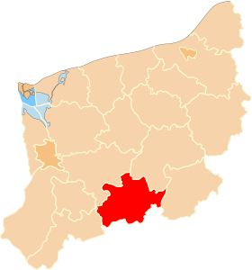 Localisation de Powiat de Choszczno