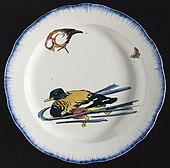 Plate designed in 1867 by Félix Bracquemond, Service Rousseau