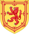 герб караля Шатландыі Якава VI, да аб'яднання карон Шатландыі і Англіі, да 1603