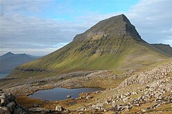 Skælingur (767 m) on Streymoy