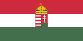 오스트리아-헝가리 제국 시대의 국기 (1848년 ~ 1849년; 1867년 ~ 1869년, 비율 1:2)