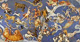Дж. А. Варезе. 1573—1574. Созвездия зодиака плафона «Комнаты карты мира»