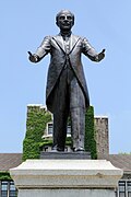 Horace Grant Underwood statue in Yonsei University