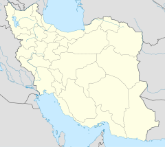 商隊驛站在伊朗的位置