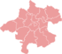Mapa nga nagtutudlok ha mga distrito han Uruigbaw nga Austria