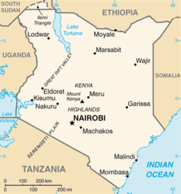Kenya - Mappa