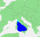 Localizatzione de su mare Tirrenu