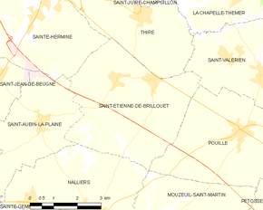 Poziția localității Saint-Étienne-de-Brillouet