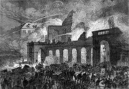 L'incendie du 28 octobre 1873.