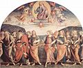 Perugia'da "Collegio del Cambio" da Perugino'nun fresklerinden biri