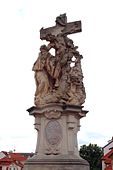 Розп'ятий Христос втішає Святу Люітгарту, Прага, Карлов міст
