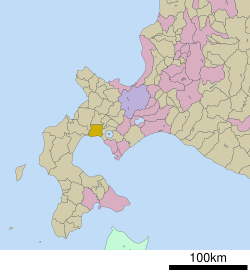 Location of Toyoura in Hokkaido (Iburi Subprefecture)