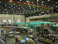 Die produksietempo van die Boeing Renton-fabriek het van 31,5 tot 52 per maand verhoog