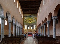 Basílica eufrasiana del siglo VI en Poreč, declarada Patrimonio de la Humanidad de Croacia