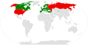 Страны-участницы ДОН  Государства, подписавшие и ратифицировавшие договор  Государства, которые подписали, но не ратифицировали  Государства, вышедшие из Договора