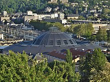 Vue de la rotonde ferroviaire de Chambéry