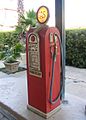 Antique gasoline pump from Savannah, Georgia.