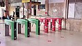 Tanah Abang railway station fare gates