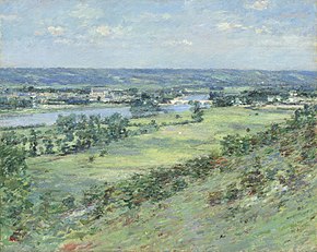 Valley of the Seine from Giverny Heights, (1892), Corcoran Gallery of Art