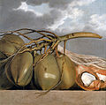 Bodegón con cocos