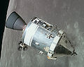 Image 5Apollo CSM in lunar orbit (from Space exploration)