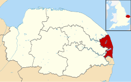 Borough di Great Yarmouth – Mappa
