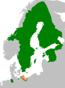 Pomerania svedese - Localizzazione
